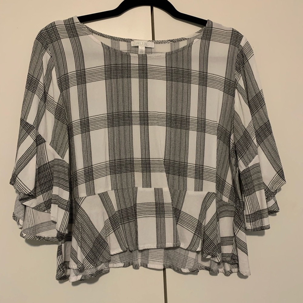 Nordstrom plaid blouse